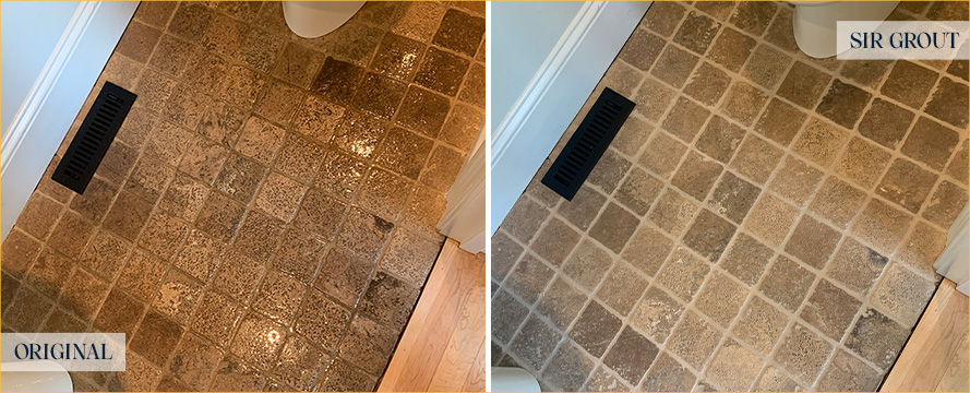 Floor Restored by Our Professional Tile and Grout Cleaners in Midlothian, VA