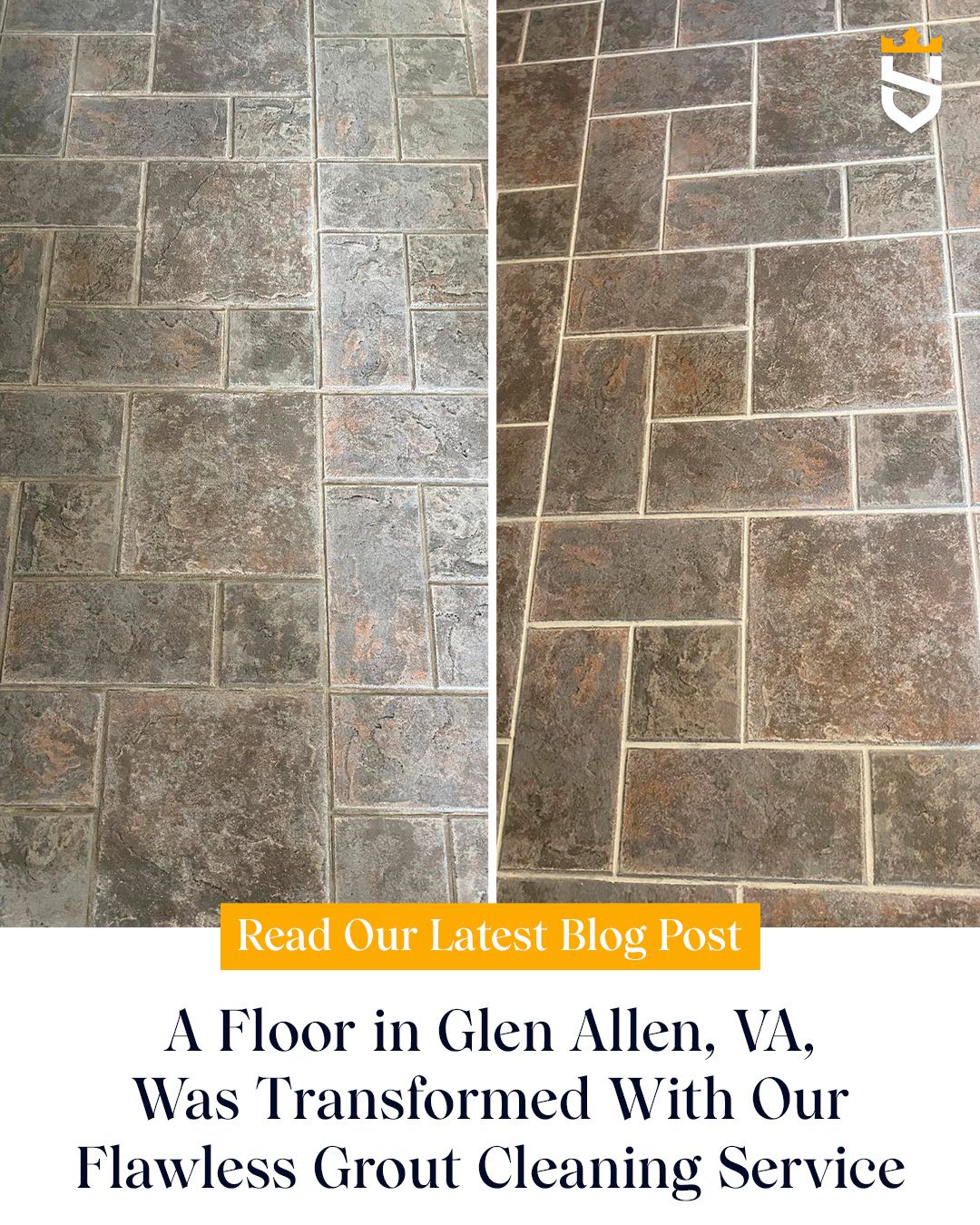 A Floor in Glen Allen, VA, Was Transformed With Our Flawless Grout Cleaning Service